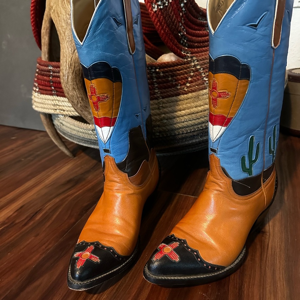 Limited Edition Old Gringo Zia Hot Air Balloon Boots
